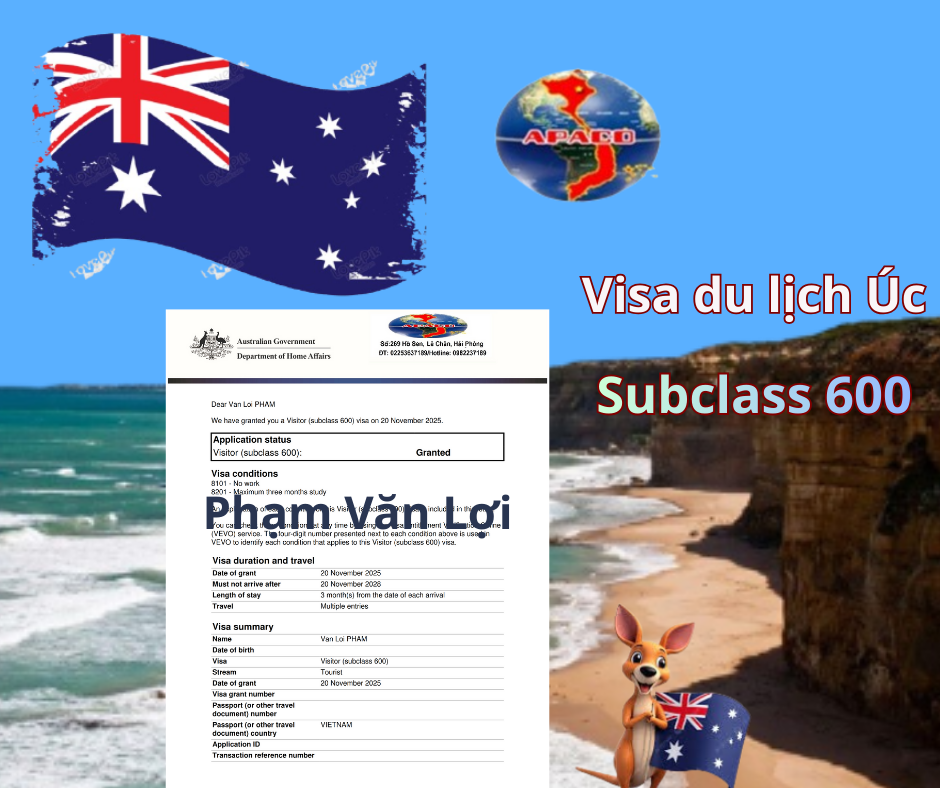  𝐕𝐈𝐒𝐀 𝐔́𝐂 𝐕𝐄̂̀ 𝐃𝐎̂̀𝐍 𝐃𝐀̣̂𝐏 – 𝐇𝐎̂𝐌 𝐍𝐀𝐘 𝐋𝐀̣𝐈 𝐓𝐇𝐄̂𝐌 𝟑 𝐕𝐈𝐒𝐀 Đ𝐔̛𝐎̛̣𝐂 𝐂𝐀̂́𝐏