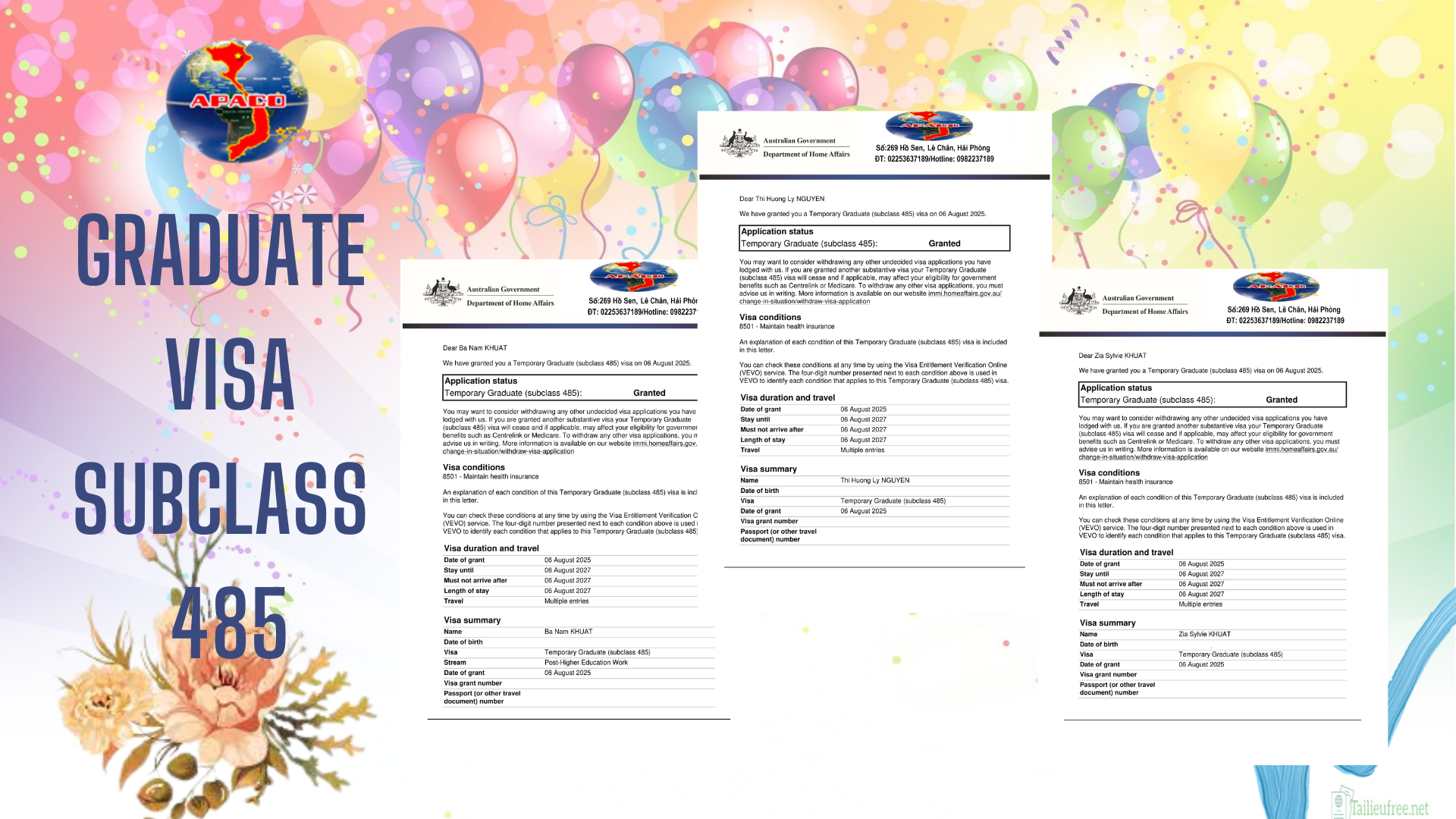 𝐍𝐎́𝐍𝐆 𝐇𝐎̂̉𝐈 – 𝐕𝐔̛̀𝐀 𝐍𝐇𝐀̣̂𝐍 Đ𝐔̛𝐎̛̣𝐂 𝐕𝐈𝐒𝐀 𝟒𝟖𝟓 𝐂𝐇𝐎 𝐂𝐀̉ 𝐆𝐈𝐀 Đ𝐈̀𝐍𝐇